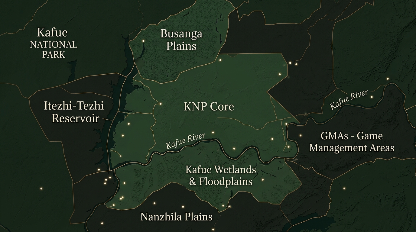 Kafue Ecosystem Project Map